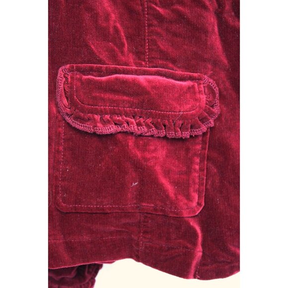 INC Women's Red Velvet Coat sz 3X Gothic Victorian Mansion Cosplay Elegant Party - Picture 3 of 8